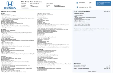 More photos of 2015 Honda Civic Sedan EX-L at Auto Boutique Ohio, OH