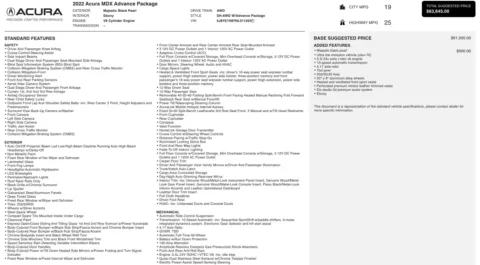 Photos of 2022 Acura MDX w/Advance Package for sale in Columbus, OH at Auto Boutique Ohio