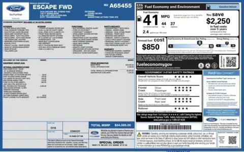 Photos of 2022 Ford Escape SEL Hybrid for sale in Columbus, OH at Auto Boutique Ohio