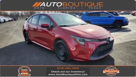 Red 2021 Toyota Corolla LE for sale in Columbus, OH