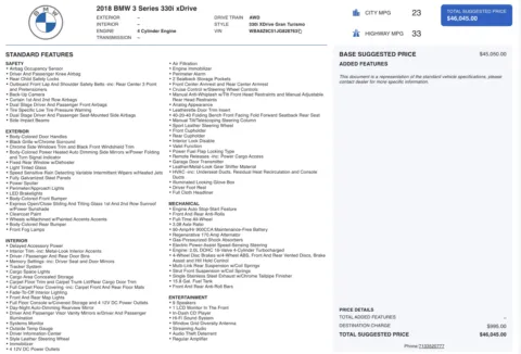 Photos of 2018 BMW 3 Series 330i xDrive for sale in Columbus, OH at Auto Boutique Ohio