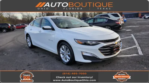 White 2022 Chevrolet Malibu LT for sale in Columbus, OH