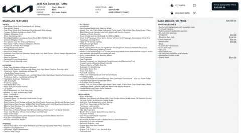 Photos of 2022 Kia Seltos SX for sale in Columbus, OH at Auto Boutique Ohio