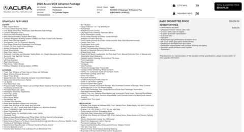 Photos of 2020 Acura MDX w/Advance Pkg for sale in Columbus, OH at Auto Boutique Ohio