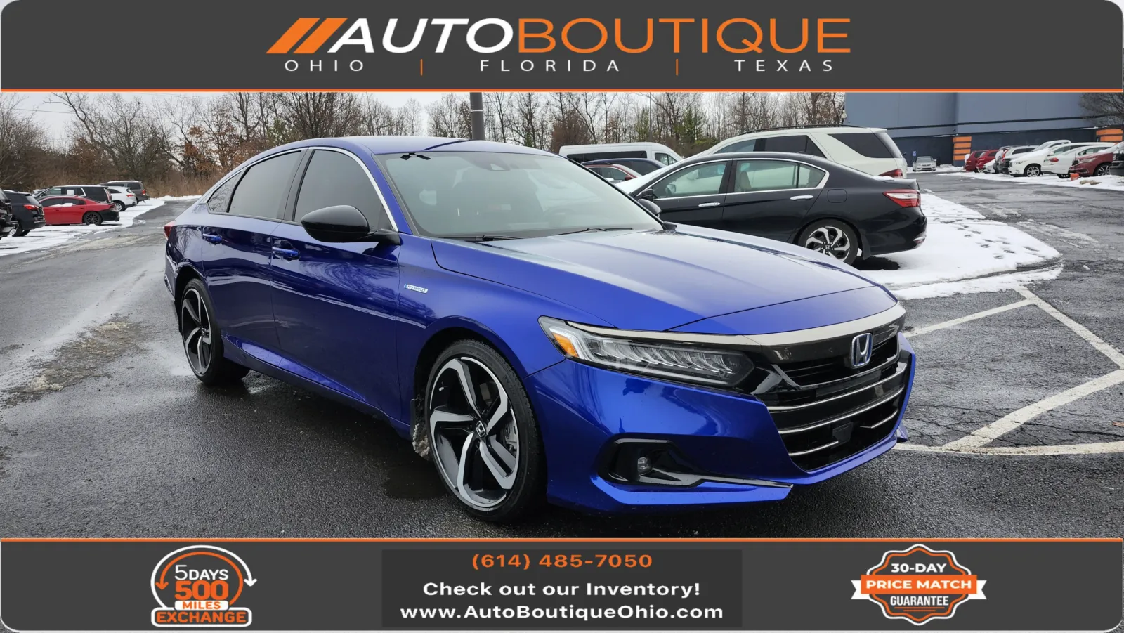 Blue 2022 Honda Accord Hybrid Sport for sale in Columbus, OH
