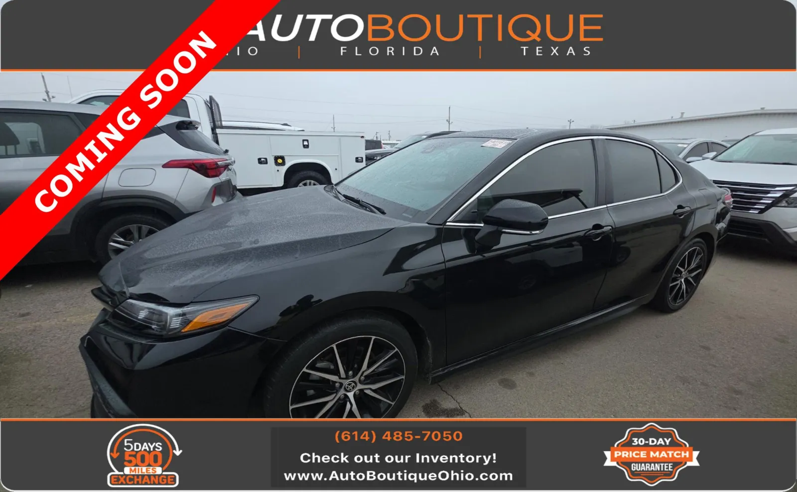 Black 2022 Toyota Camry SE for sale in Columbus, OH