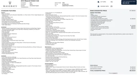 More photos of 2015 Maserati Ghibli S Q4 at Auto Boutique Ohio, OH