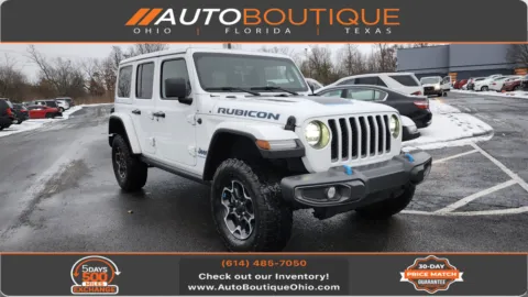 White 2023 Jeep Wrangler 4xe Rubicon for sale in Columbus, OH