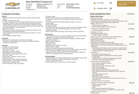 More photos of 2016 Chevrolet Camaro 2LT at Auto Boutique Ohio, OH