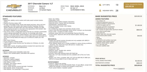 More photos of 2017 Chevrolet Camaro 1LT at Auto Boutique Ohio, OH