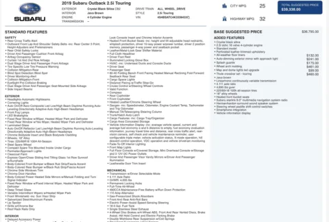 More photos of 2019 Subaru Outback Touring at Auto Boutique Ohio, OH