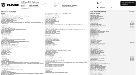 Photos of 2016 Ram 2500 Tradesman for sale in Columbus, OH at Auto Boutique Ohio