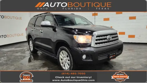 Black 2013 Toyota Sequoia Platinum for sale in Columbus, OH