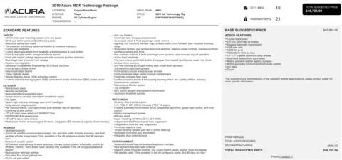 More photos of 2010 Acura MDX Technology Pkg at Auto Boutique Ohio, OH