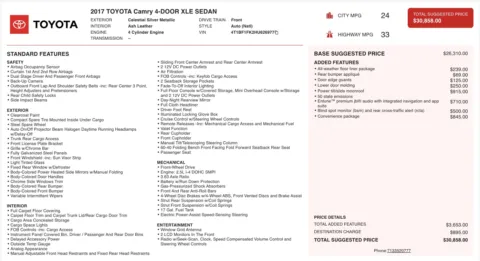 More photos of 2017 Toyota Camry XLE at Auto Boutique Ohio, OH