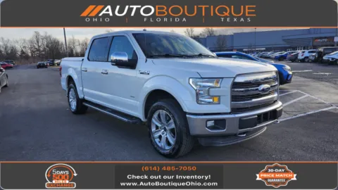 White 2015 Ford F-150 Lariat for sale in Columbus, OH