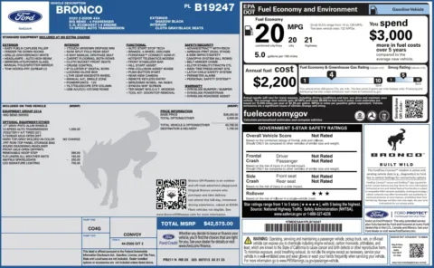 Photos of 2023 Ford Bronco Big Bend for sale in Columbus, OH at Auto Boutique Ohio