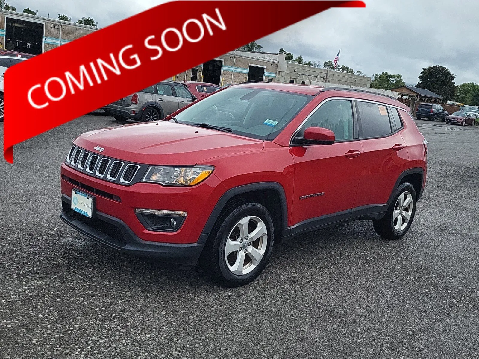 Red 2018 Jeep Compass Latitude for sale in Columbus, OH