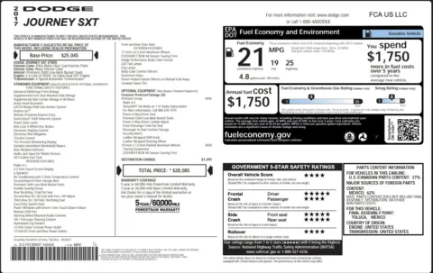 Photos of 2017 Dodge Journey SXT for sale in Columbus, OH at Auto Boutique Ohio