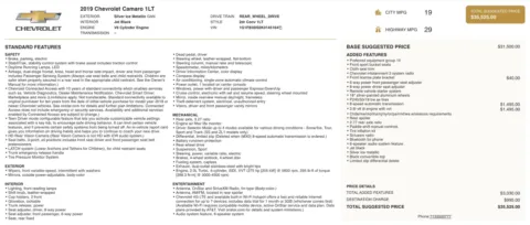 Photos of 2019 Chevrolet Camaro 1LT for sale in Columbus, OH at Auto Boutique Ohio