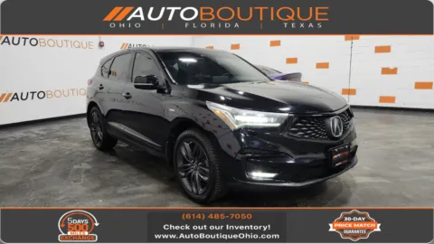 Black 2020 Acura RDX w/A-Spec Pkg for sale in Columbus, OH