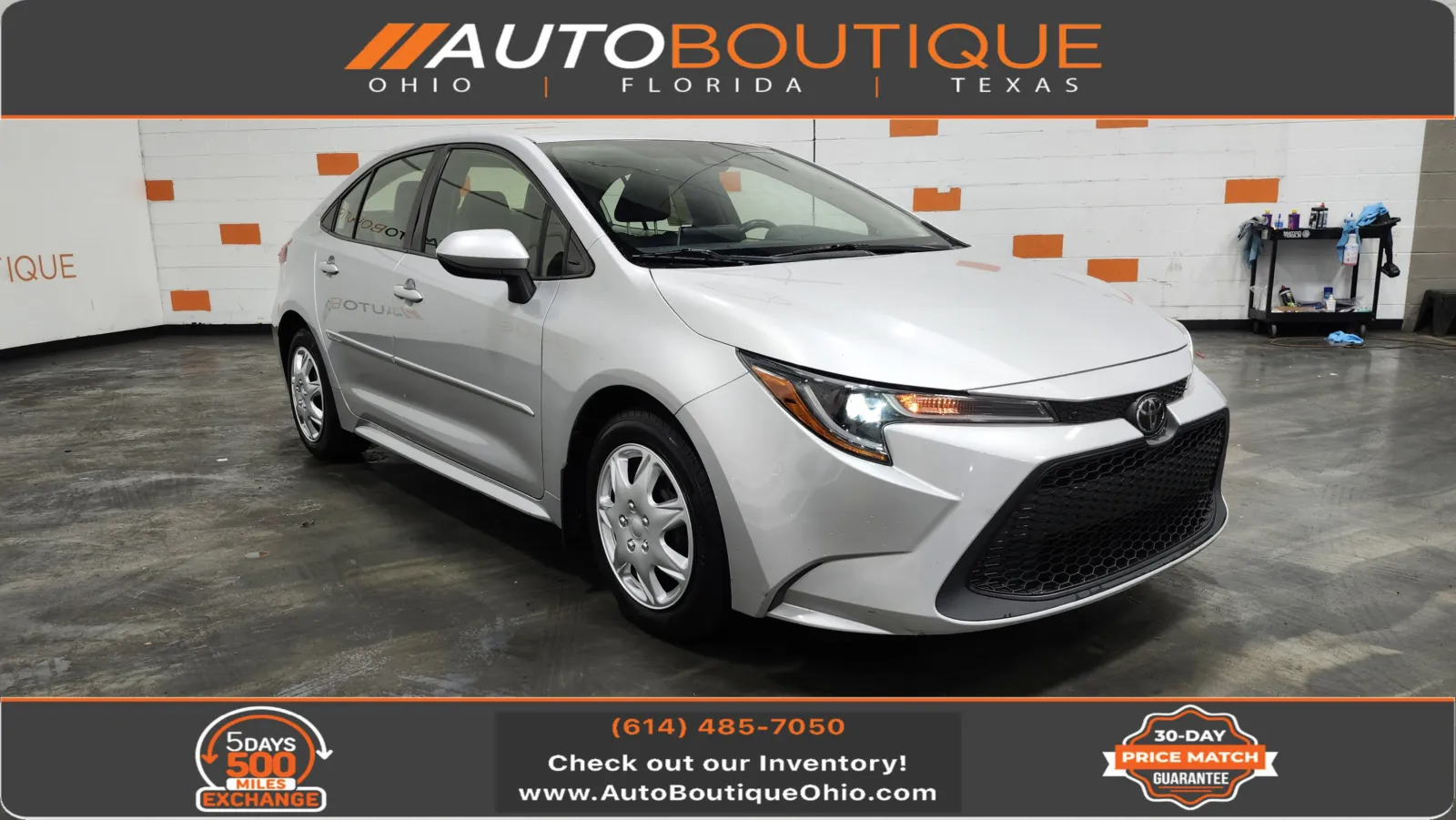 Silver 2021 Toyota Corolla LE for sale in Columbus, OH