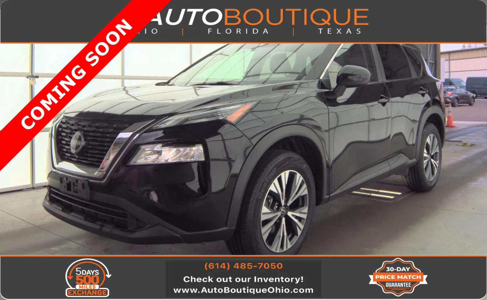 Black 2023 Nissan Rogue SV for sale in Columbus, OH