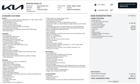 More photos of 2018 Kia Forte LX at Auto Boutique Ohio, OH