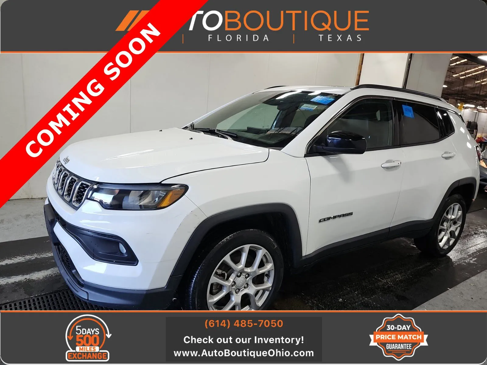 White 2024 Jeep Compass Latitude Lux for sale in Columbus, OH