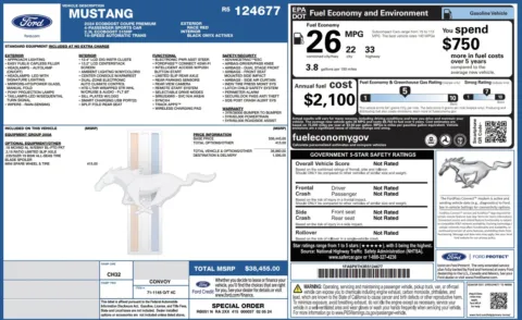Photos of 2024 Ford Mustang EcoBoost Premium for sale in Columbus, OH at Auto Boutique Ohio