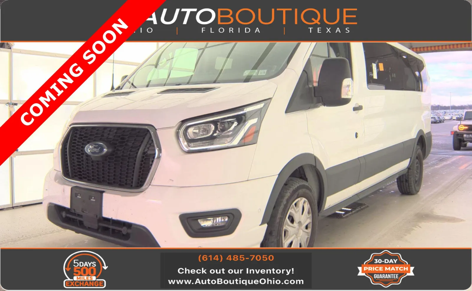 White 2023 Ford Transit Passenger Wagon XLT for sale in Columbus, OH