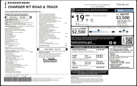 More photos of 2016 Dodge Charger Road/Track at Auto Boutique Ohio, OH