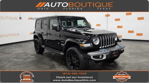 Black 2022 Jeep Wrangler 4xe Unlimited Sahara for sale in Columbus, OH