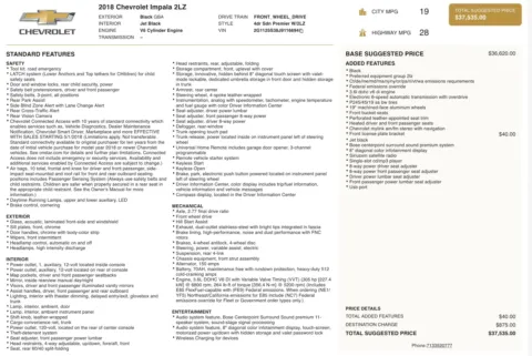 More photos of 2018 Chevrolet Impala Premier at Auto Boutique Ohio, OH