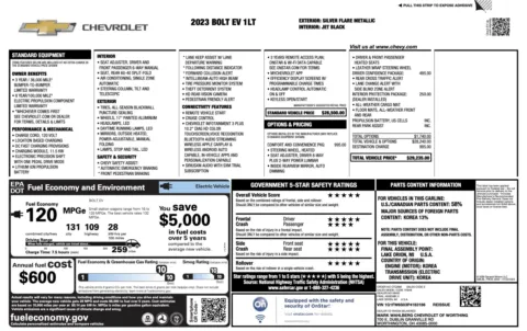 More photos of 2023 Chevrolet Bolt EV 1LT at Auto Boutique Ohio, OH