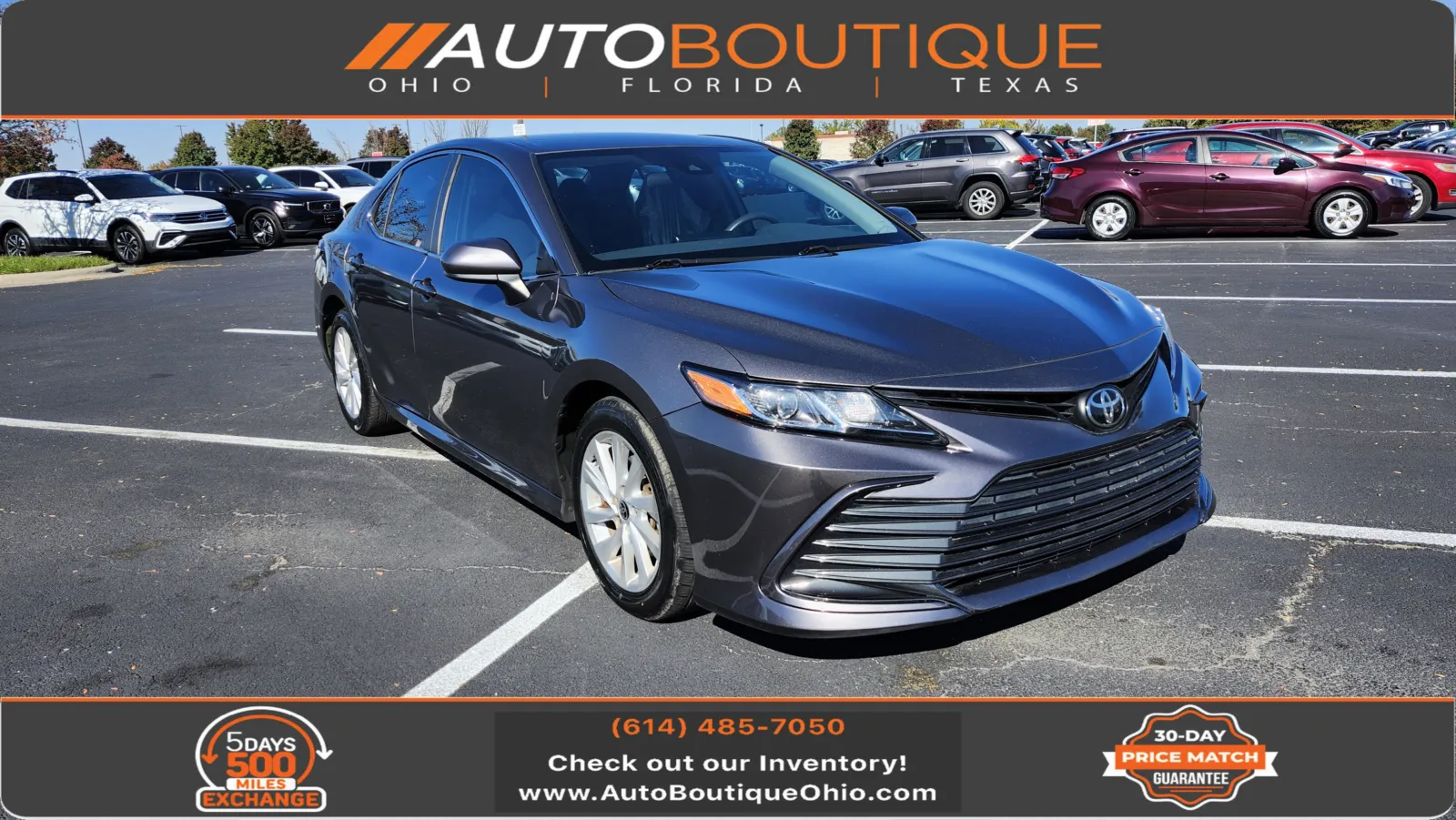 Gray 2021 Toyota Camry LE for sale in Columbus, OH