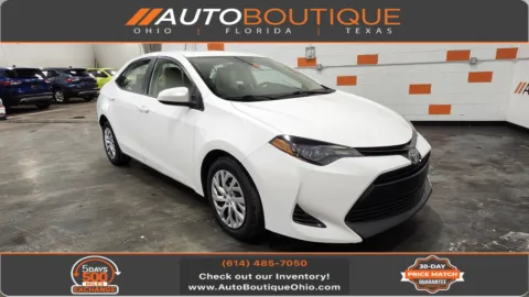 White 2019 Toyota Corolla LE for sale in Columbus, OH