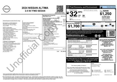More photos of 2024 Nissan Altima 2.5 SV at Auto Boutique Ohio, OH