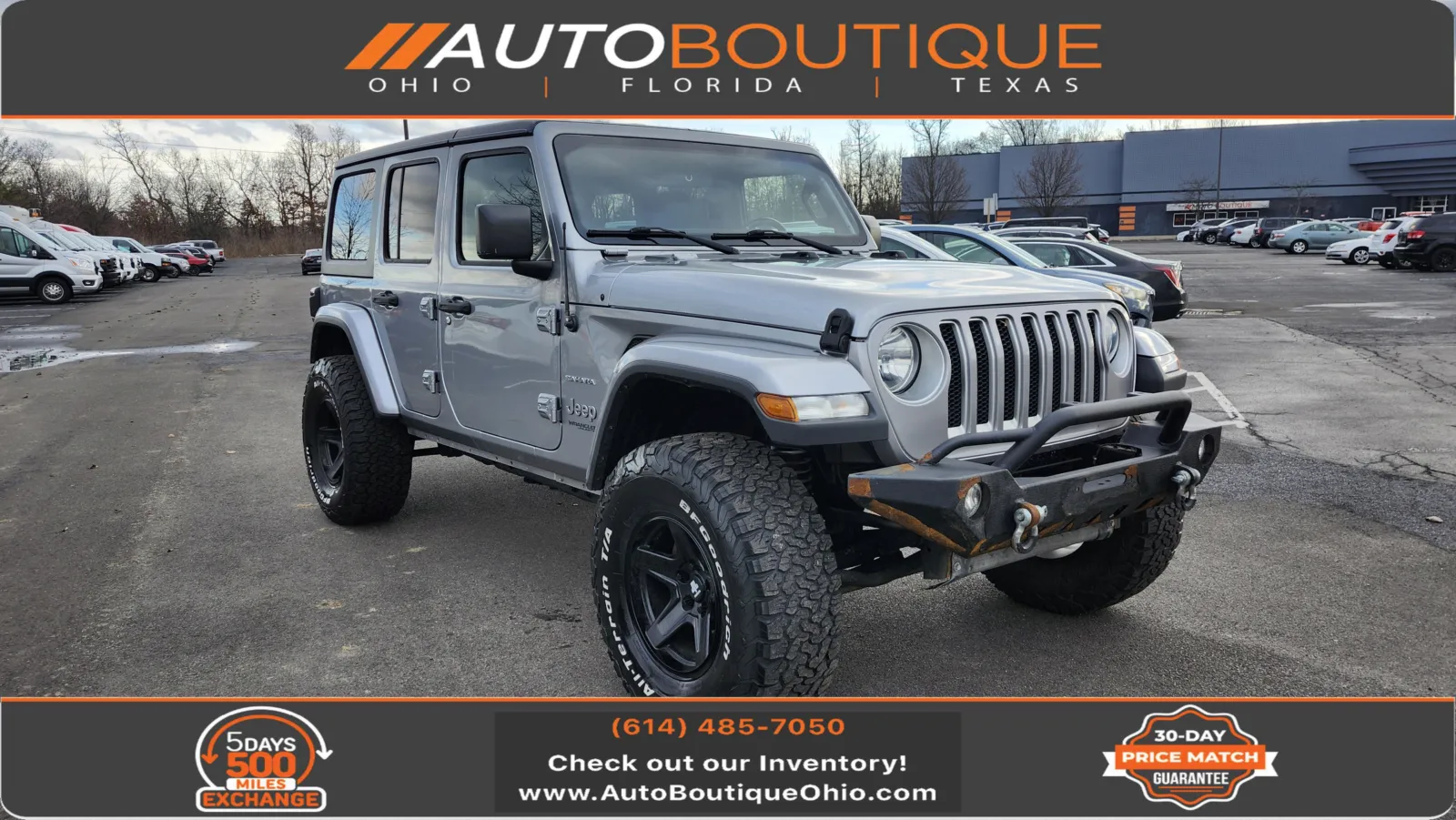 Silver 2018 Jeep Wrangler Unlimited Sahara for sale in Columbus, OH