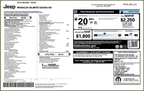 Photos of 2018 Jeep Wrangler Unlimited Sahara for sale in Columbus, OH at Auto Boutique Ohio