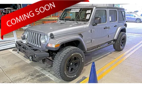 Silver 2018 Jeep Wrangler Unlimited Sahara for sale in Columbus, OH