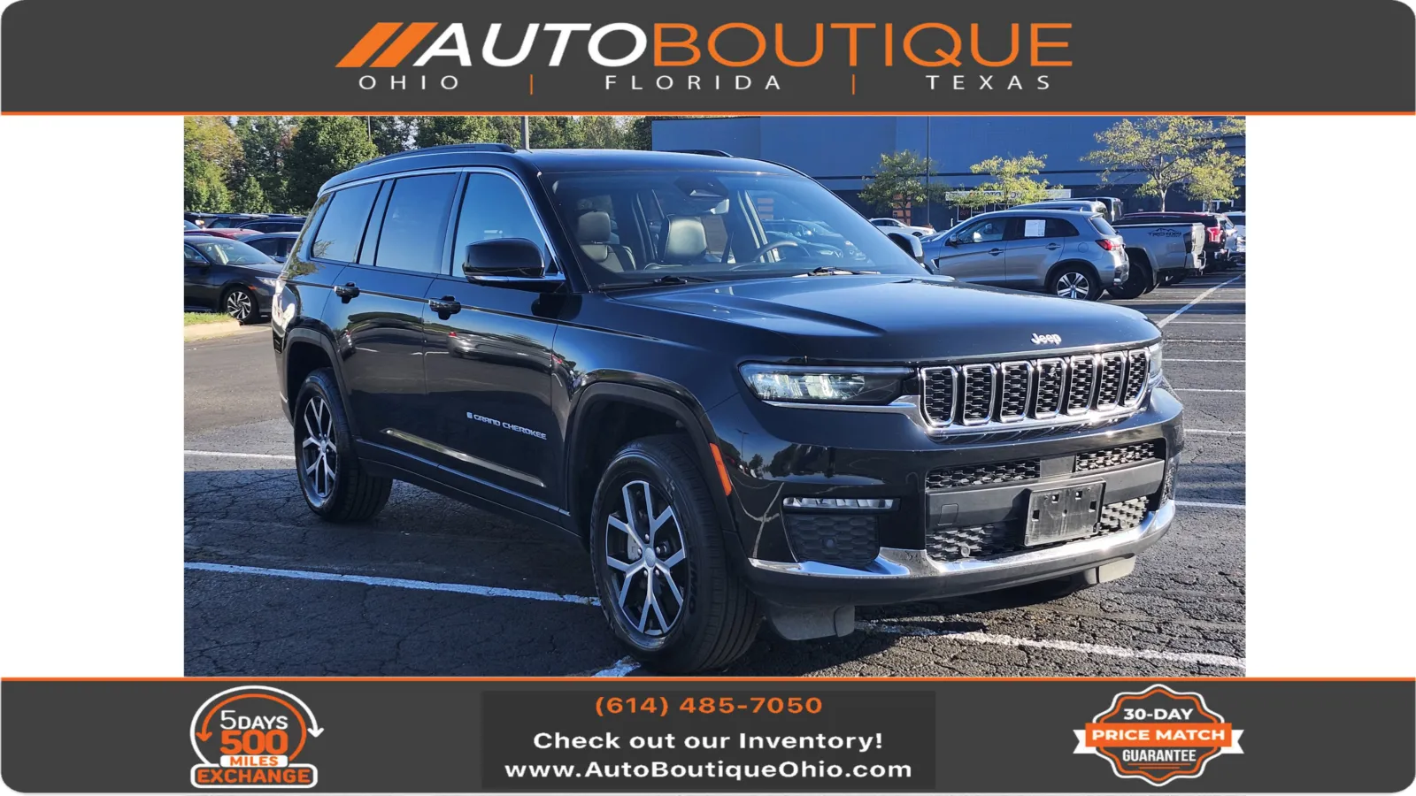 Black 2024 Jeep Grand Cherokee L Limited for sale in Columbus, OH