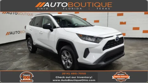 White 2022 Toyota RAV4 Hybrid LE for sale in Columbus, OH