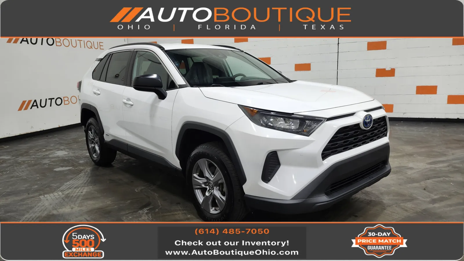 White 2022 Toyota RAV4 Hybrid LE for sale in Columbus, OH