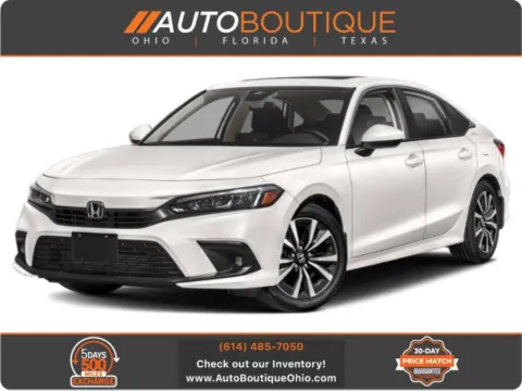 Blue 2022 Honda Civic Sedan EX for sale in Columbus, OH