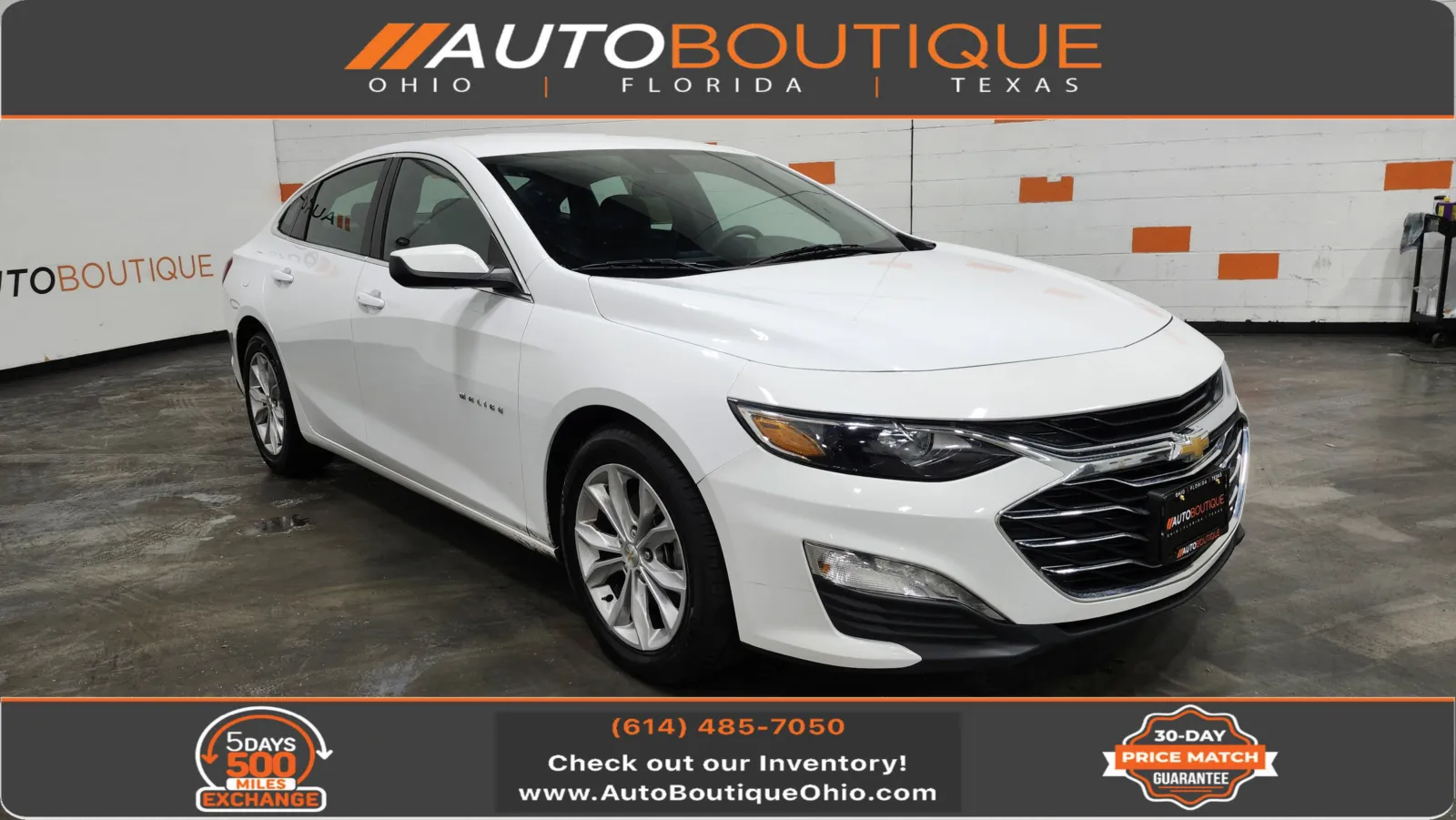 White 2023 Chevrolet Malibu LT for sale in Columbus, OH