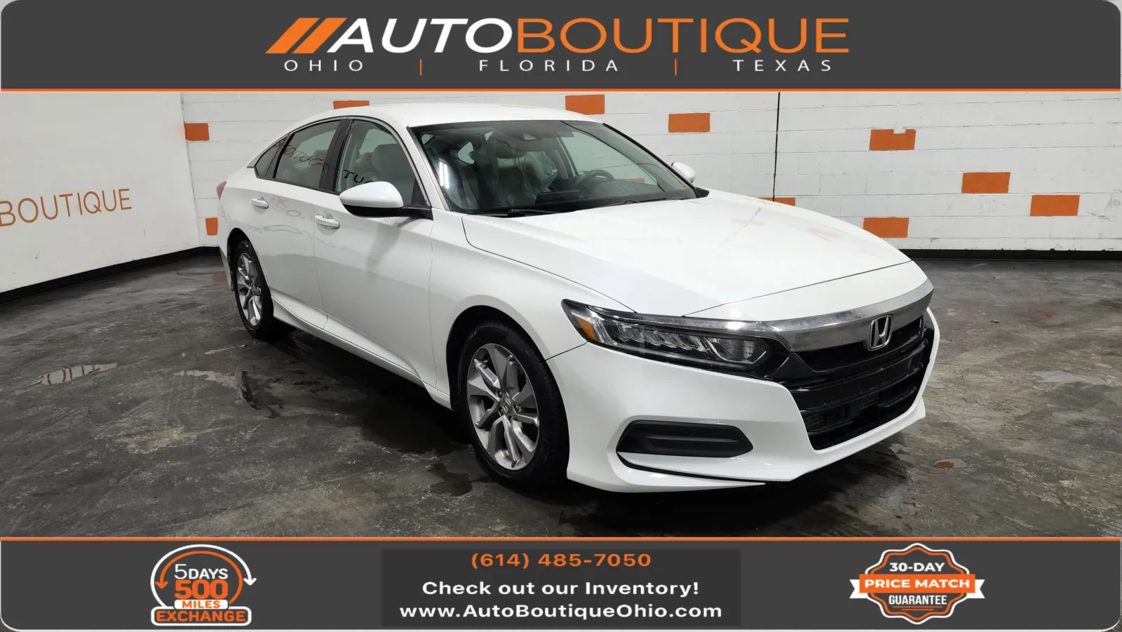 White 2020 Honda Accord Sedan LX for sale in Columbus, OH