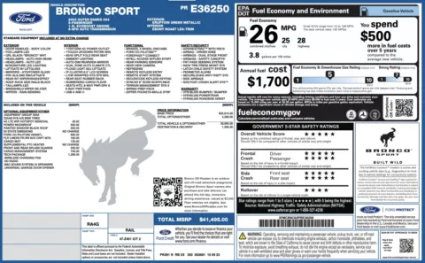 More photos of 2023 Ford Bronco Sport Outer Banks at Auto Boutique Ohio, OH