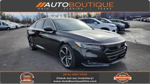 Black 2021 Honda Accord Sedan Sport for sale in Columbus, OH