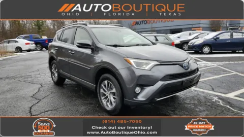White 2017 Toyota RAV4 Hybrid XLE for sale in Columbus, OH
